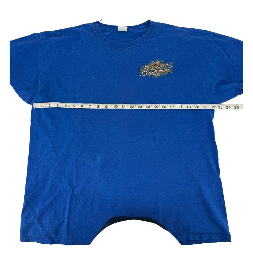 Sturgis‎ 2017 77th Annual Black Hills Rally Blue T-Shirt Unisex Motorcycle